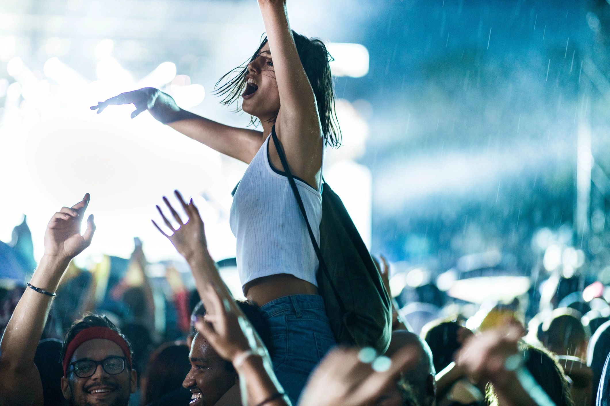 music photographer at concert